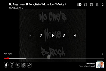 No Ones Home -B-Rock ,Write To Live -Live To Write